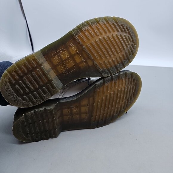 Dr. Martens White Jadon Platform Boots - 6 - Women's Air Wair W Soles Bouncing - Picture 5 of 9